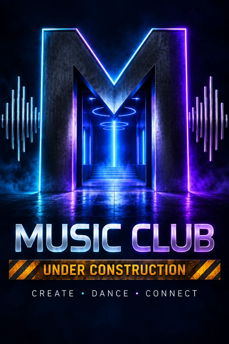 Music Club construction poster